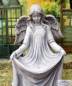 Preview: Steinfigur Mädchen mit Engelflügel
