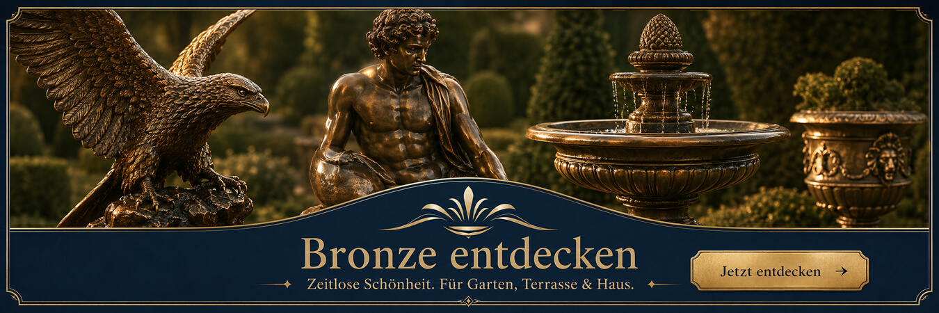 1 # Bronze Figuren Brunnen Sonnenuhren