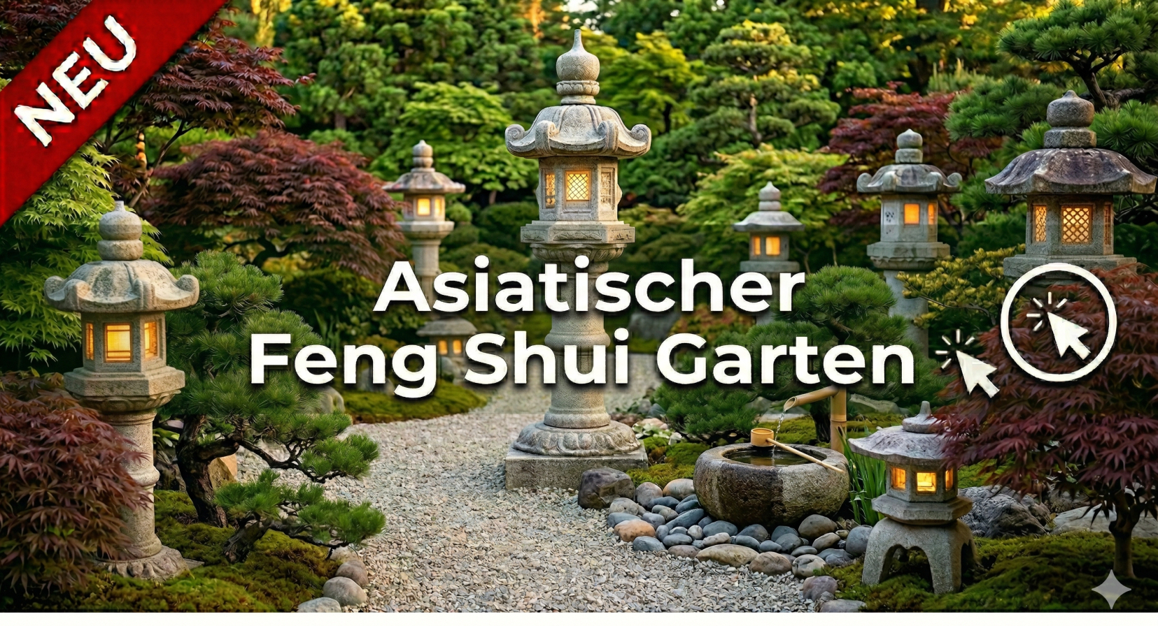 Steinlaternen XXL Button