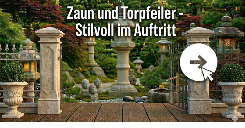 Zaunpfeiler Torpfeiler XXL Button